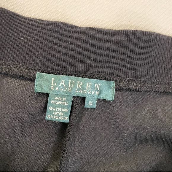 Ralph Lauren Velvet Wide Leg Track Pants - Picture 3 of 4